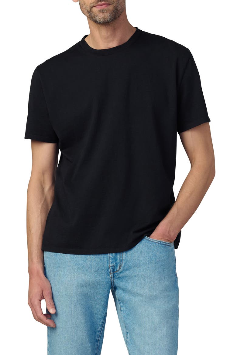 Bespoke Crewneck T-Shirt, Main, color, BLACK