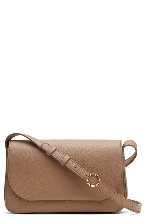 Concertina Leather Shoulder Bag