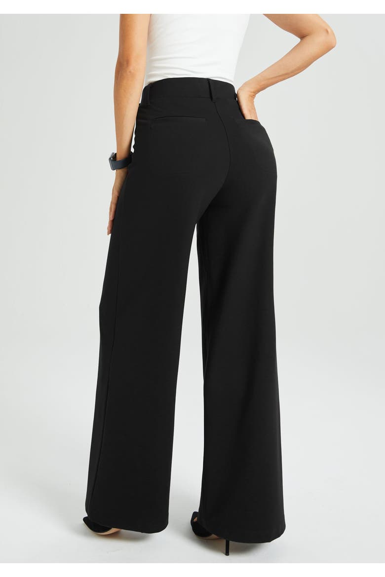 7-Pocket DPYP Dress Pant Yoga Pant | Wide, Alternate, color, Black