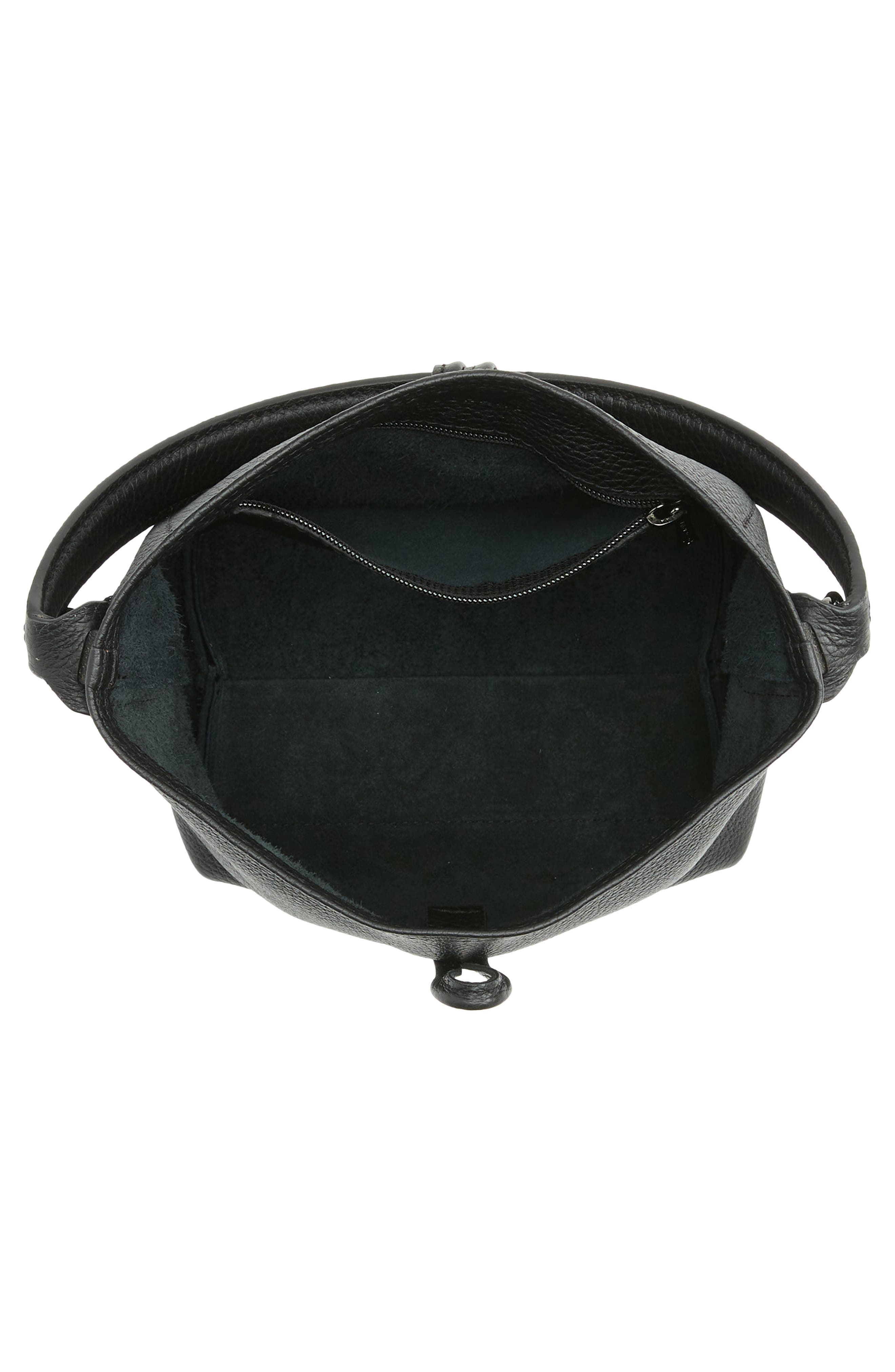 Longchamp Roseau Essential Leather Bucket Bag, Alternate, color, 