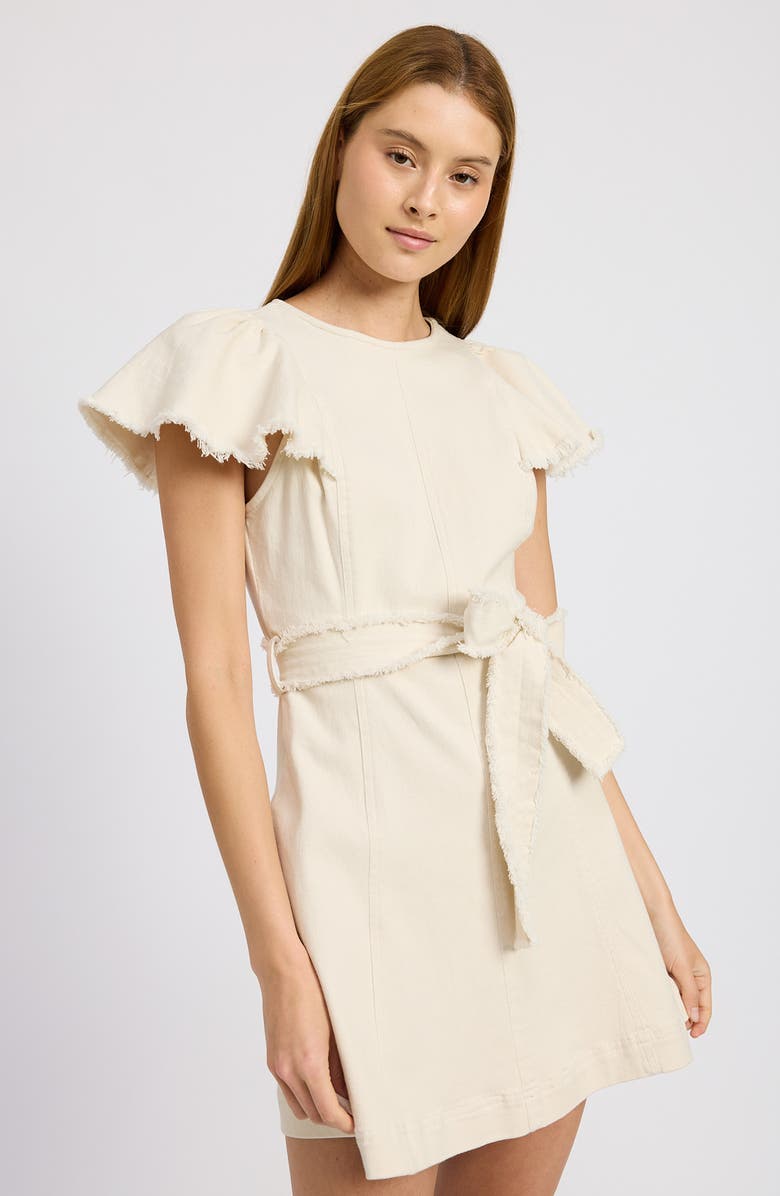 En Saison Gwendolyn Denim Minidress, Alternate, color, 