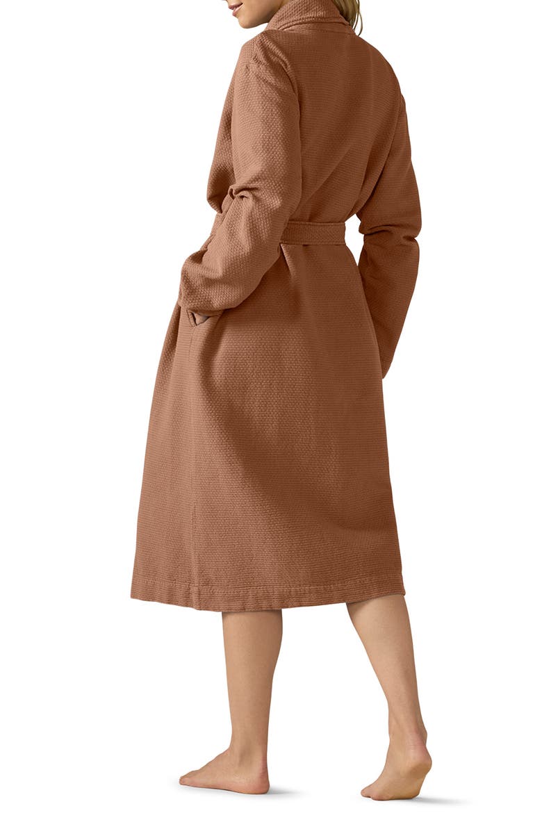 Adriatic Organic Cotton Robe, Alternate, color, GINGER