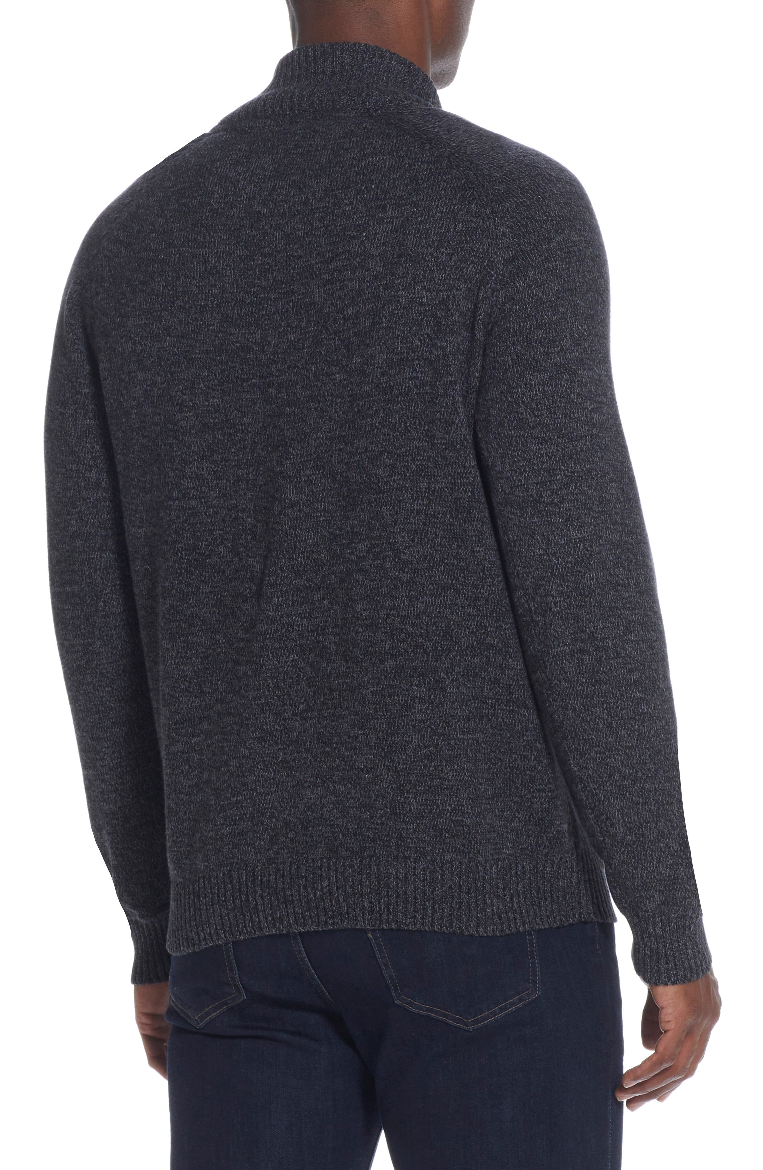 WEATHERPROOF VINTAGE Stand Collar Cotton Sweater (Men) | Nordstromrack