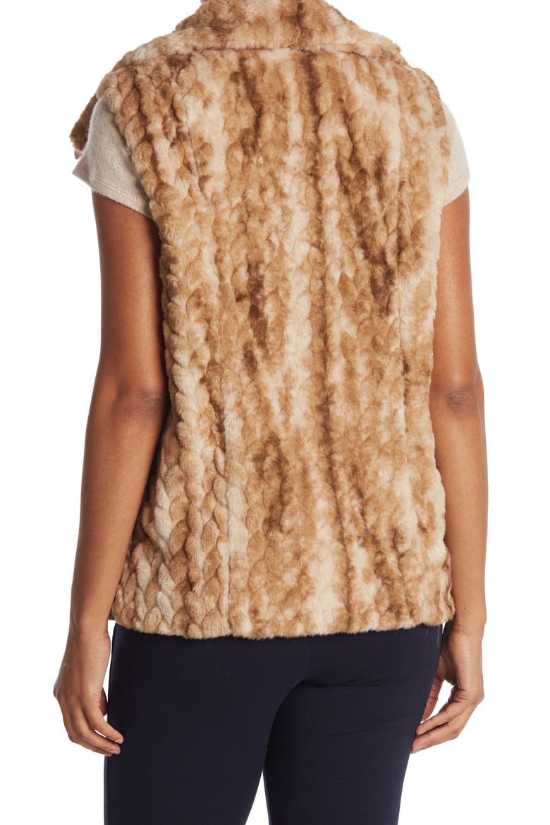 Faux Fur Vest, Alternate, color, LT. MINK