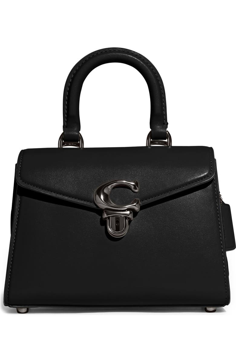 COACH Sammy 21 Leather Top Handle Bag, Main, color,
