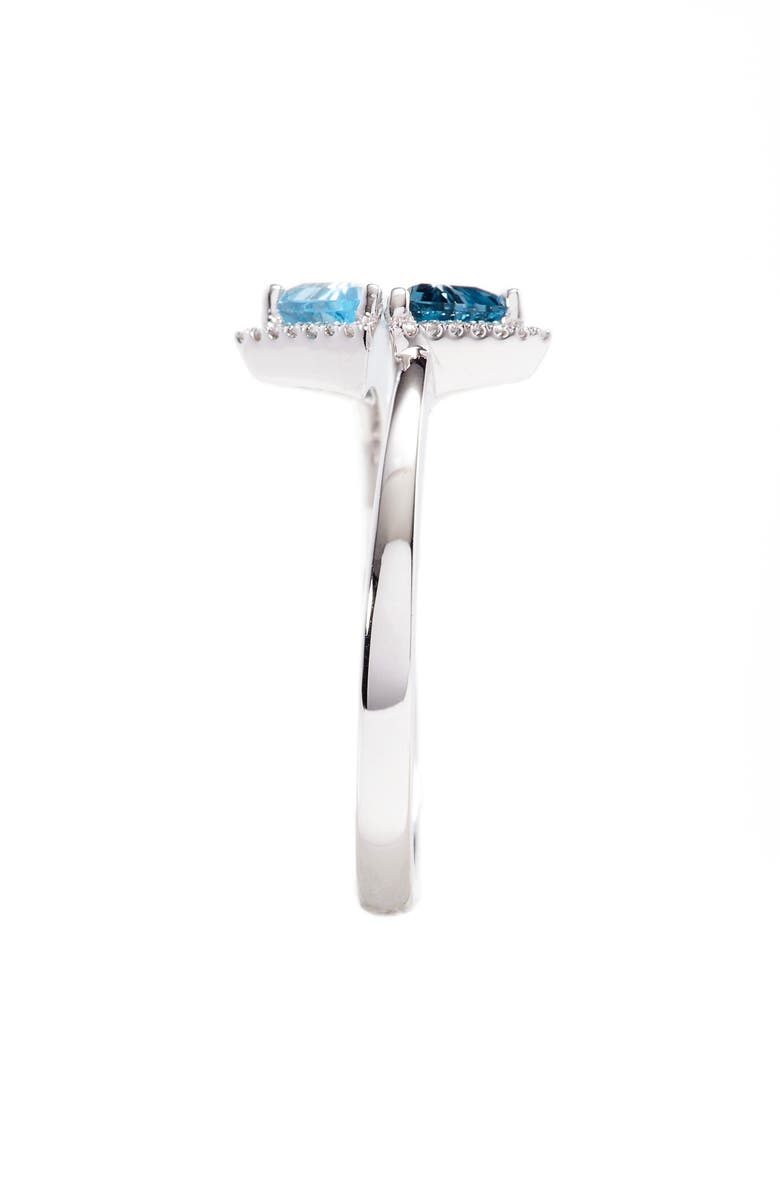 Bony Levy Iris Double Triangle Diamond & Semiprecious Stone Ring, Alternate, color, 