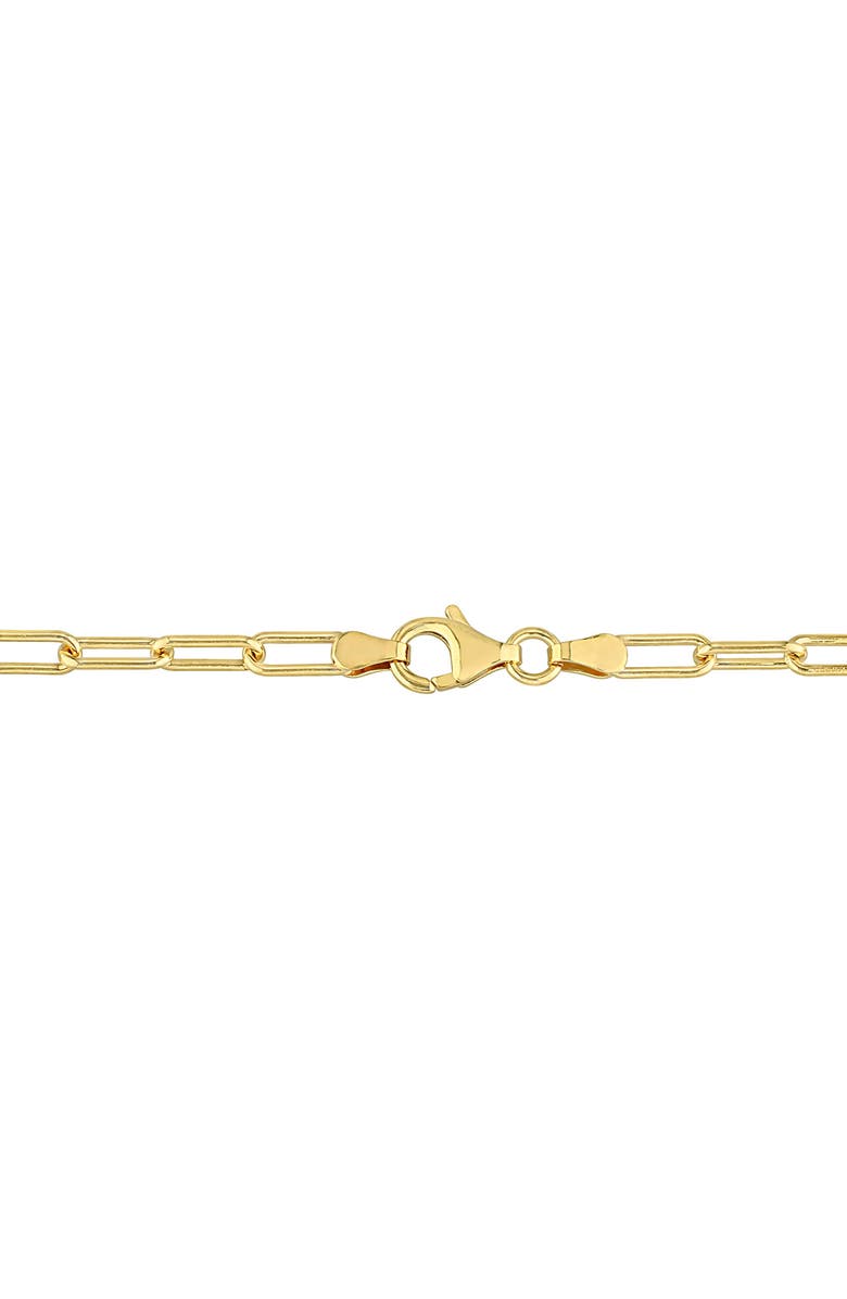 DELMAR Paper Clip Oval Link Chain Necklace & Bracelet Set, 3.5mm, Alternate, color, 