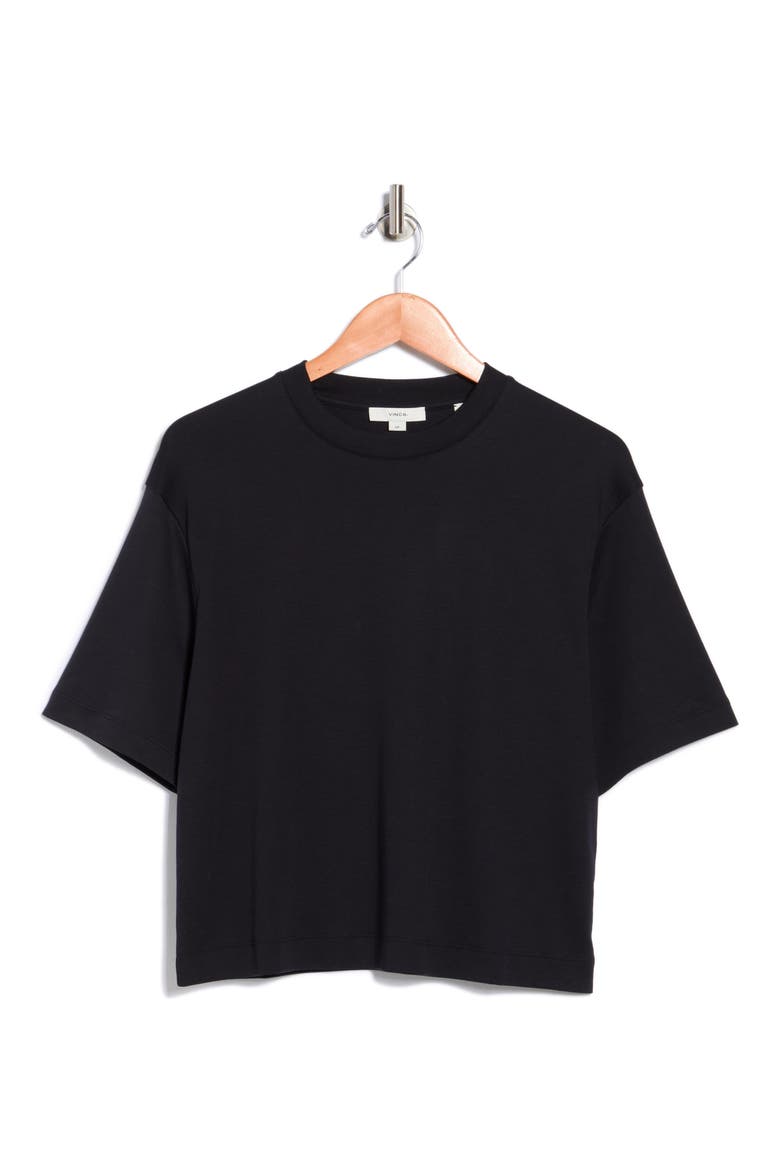 Wide Sleeve Crop T-Shirt, Alternate, color, COASTAL