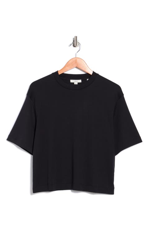Wide Sleeve Crop T-Shirt