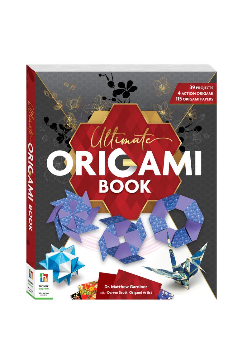 The Ultimate Origami Book, 352 Pages Guide, 39 Step by Step Projects, Main, color, Multicolored