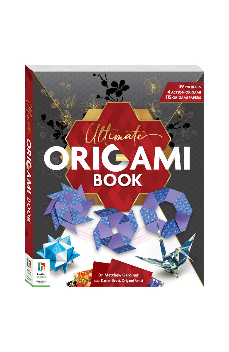 Hinkler Pty Ltd The Ultimate Origami Book, 352 Pages Guide, 39 Step by Step Projects, Main, color, Multicolored