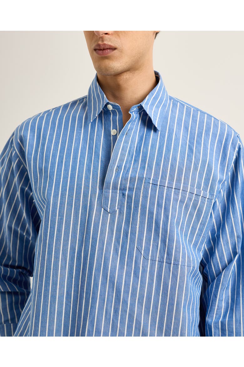 Shanklin Stripe Relaxed-Fit Shirt, Alternate, color, Catalina Blue/White Sand