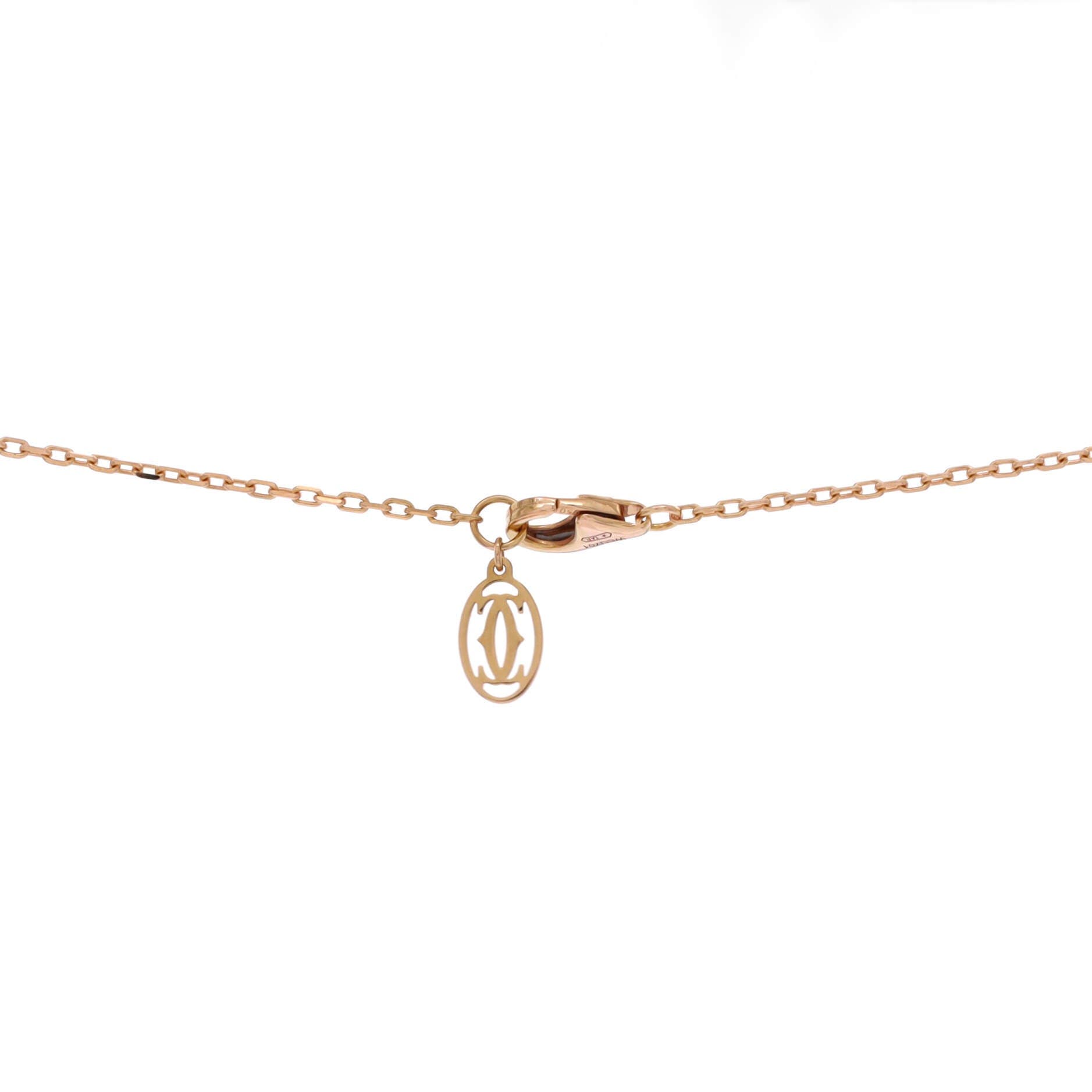 Juste un Clou Pendant Necklace 18K Rose Gold with Diamonds, Alternate, color, Metallic Gold