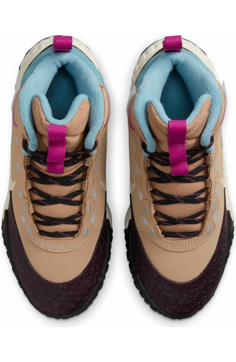 Nike Terrascout Sneaker Boot, Alternate, color, Hemp/ Burgundy/ Denim/ Ivory