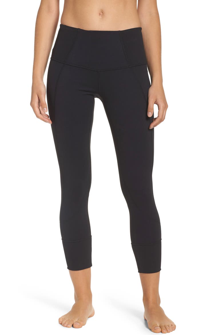 Moonlight High Waist Leggings, Main, color, BLACK