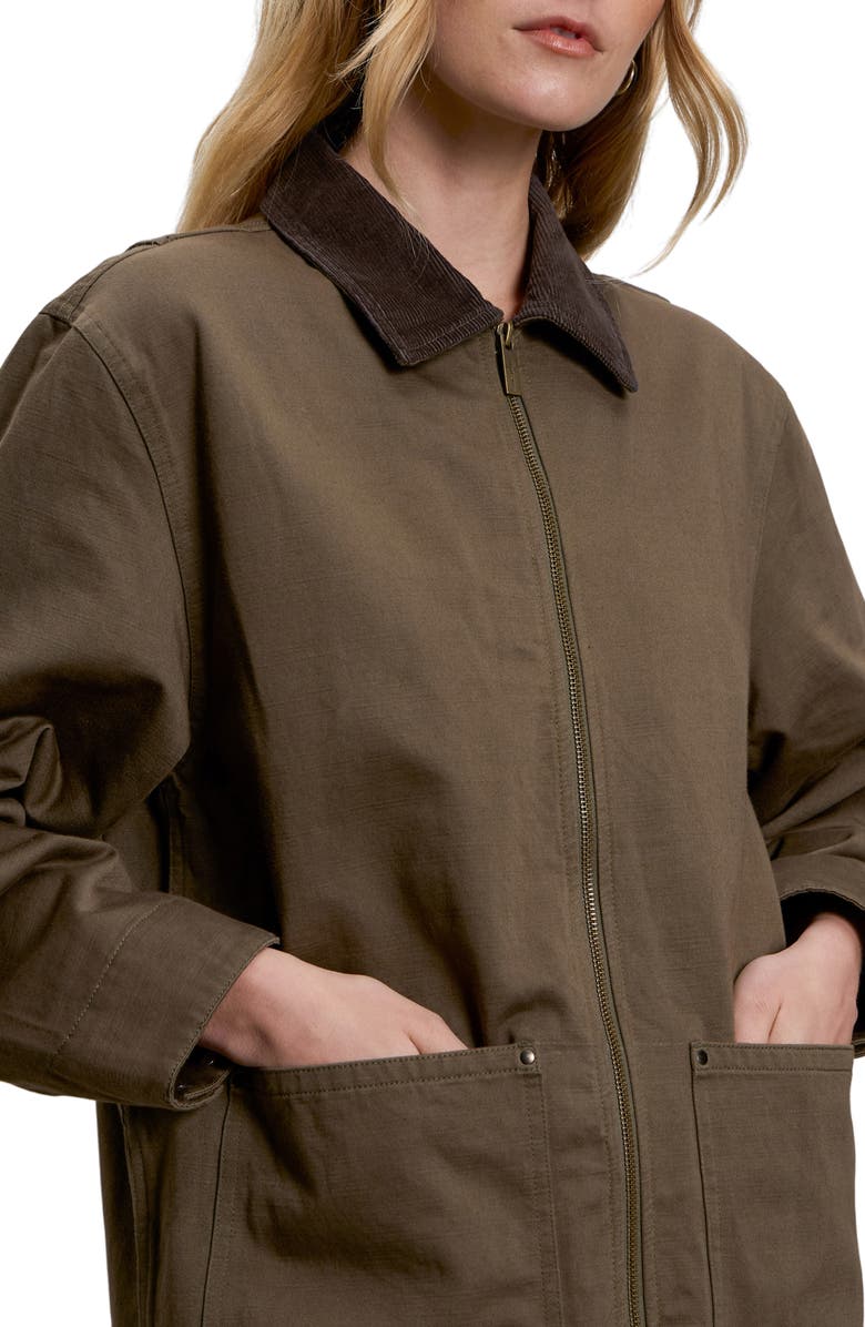 Sanctuary Barn Jacket, Alternate, color, Burnt Olive