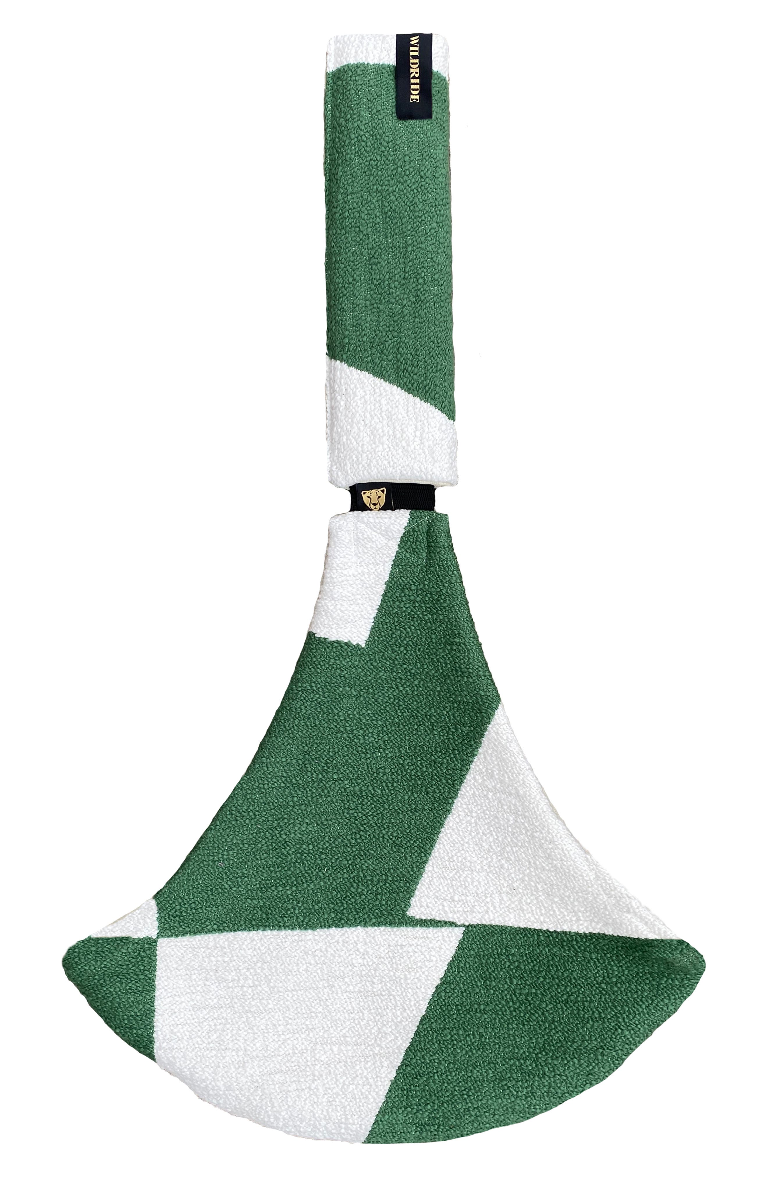 WILDRIDE Toddler Carrier in Green/White Pattern 