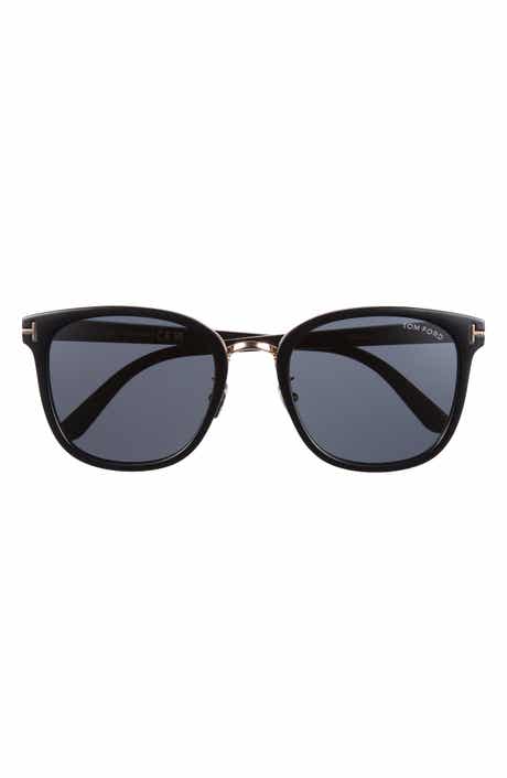 TOM FORD 56mm Round Sunglasses
