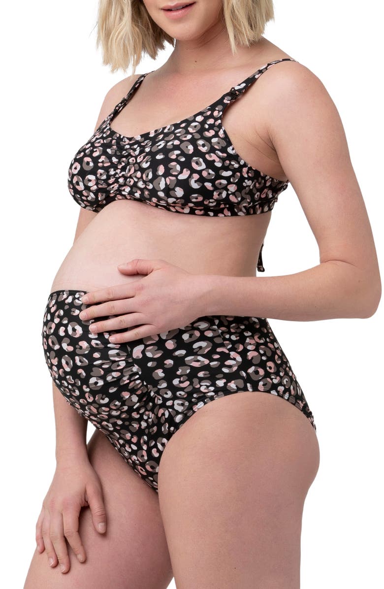 Ripe Maternity Sahara High Waist Two-Piece Maternity Swimsuit, Alternate, color,