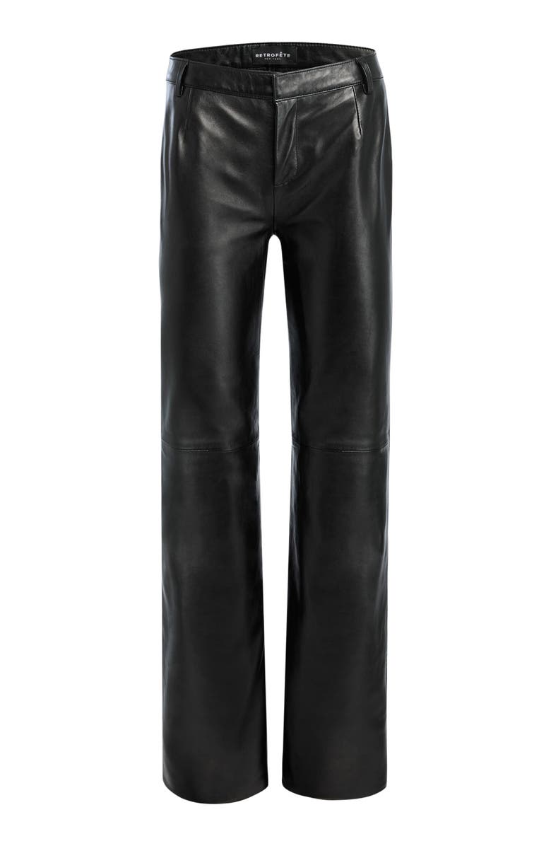 Retrofête Adelina Leather Pant, Alternate, color,