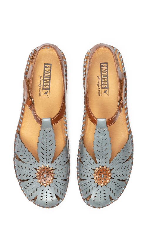 Pikolinos Vallarta T-strap Sandal In Denim