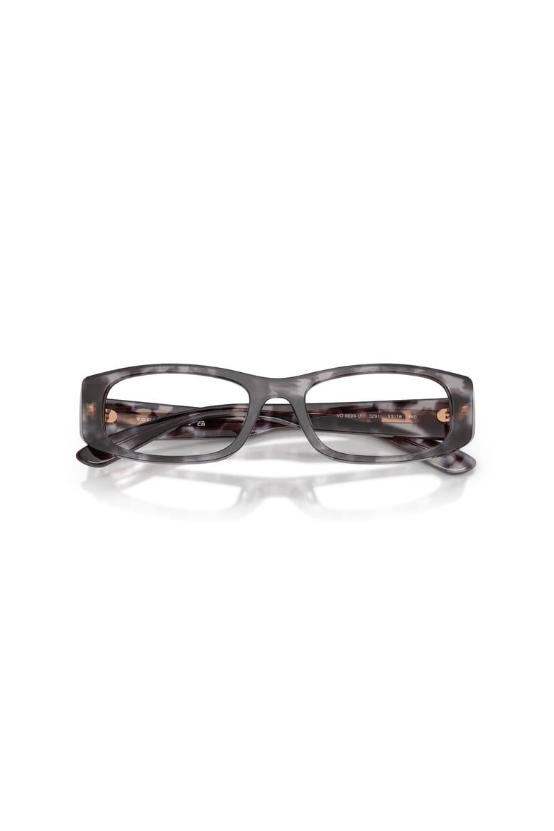 51mm Rectangle optical glasses, Alternate, color, Tortoise