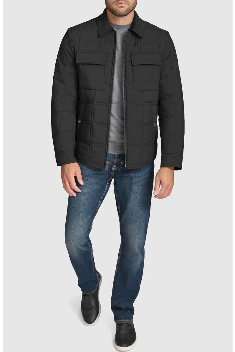 Hudson Quilted Jacket, Alternate, color, BLACK