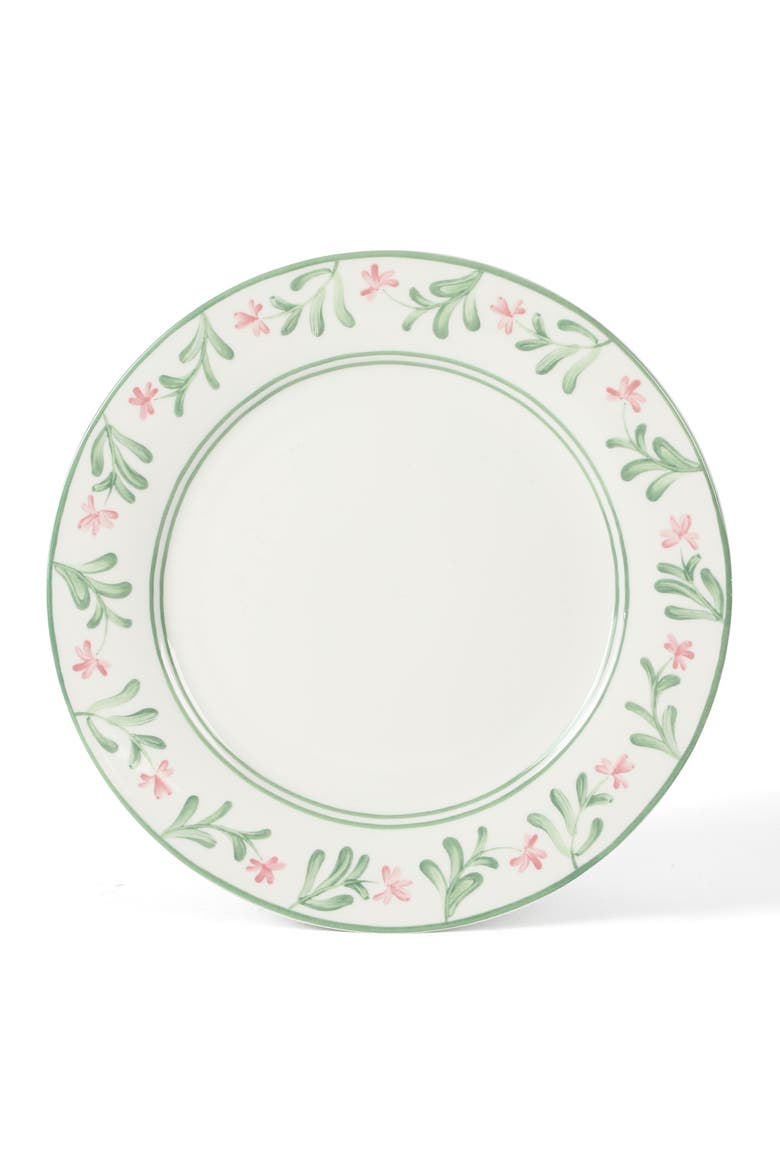 Maiden Crown 12-Piece Vegan Bone China Dinnerware Set, Floral Plates & Bowls, Service for 4, Alternate, color, Multicolor