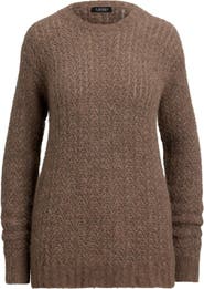 Lauren Ralph Lauren Oversize Open Stitch Sweater