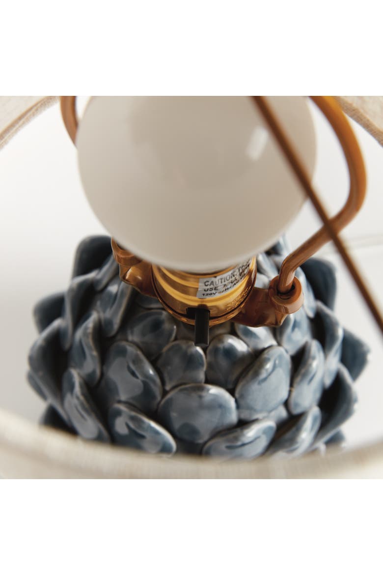 Declan Artichoke Lamp, Alternate, color, Blue