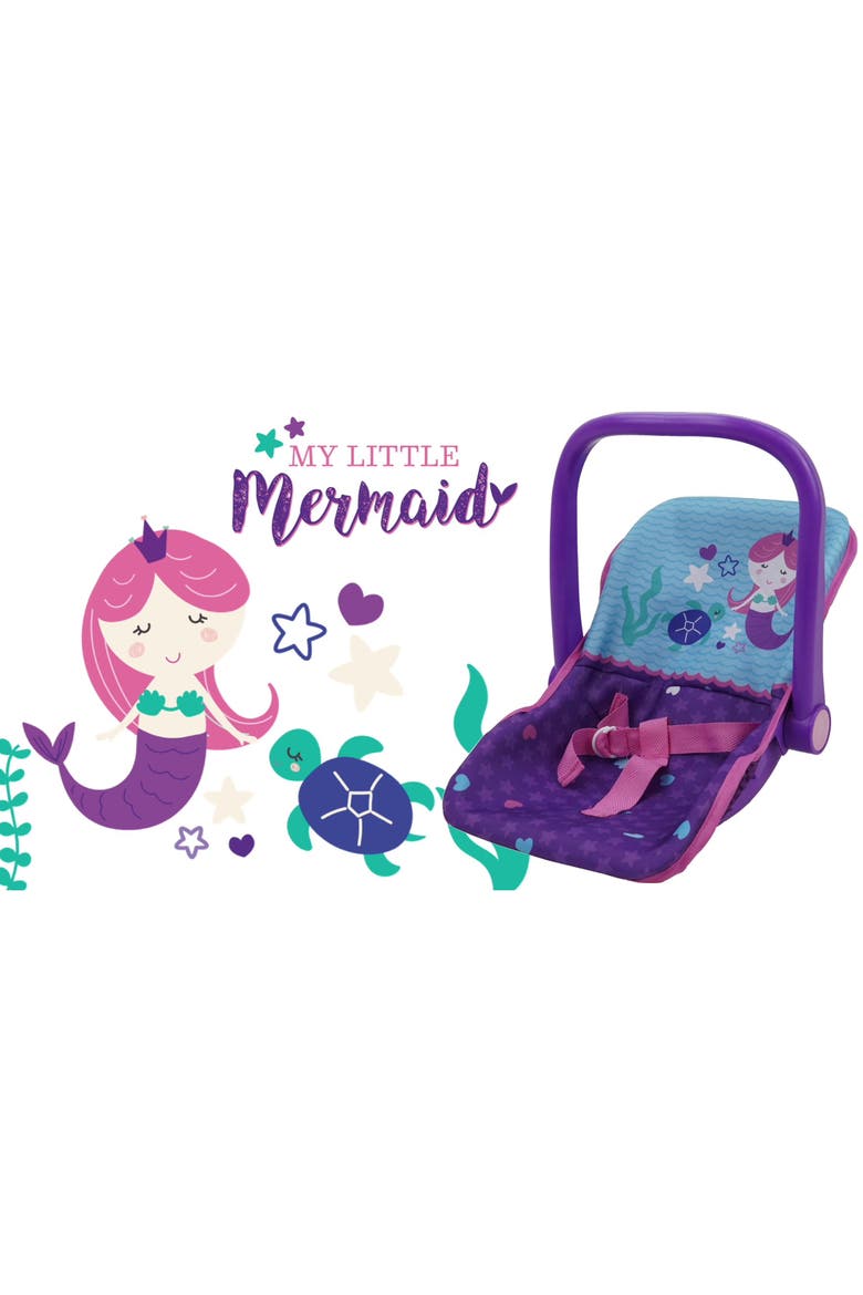 Mermaid Doll Car Seat Kids Pretend Play, Alternate, color, Multicolored