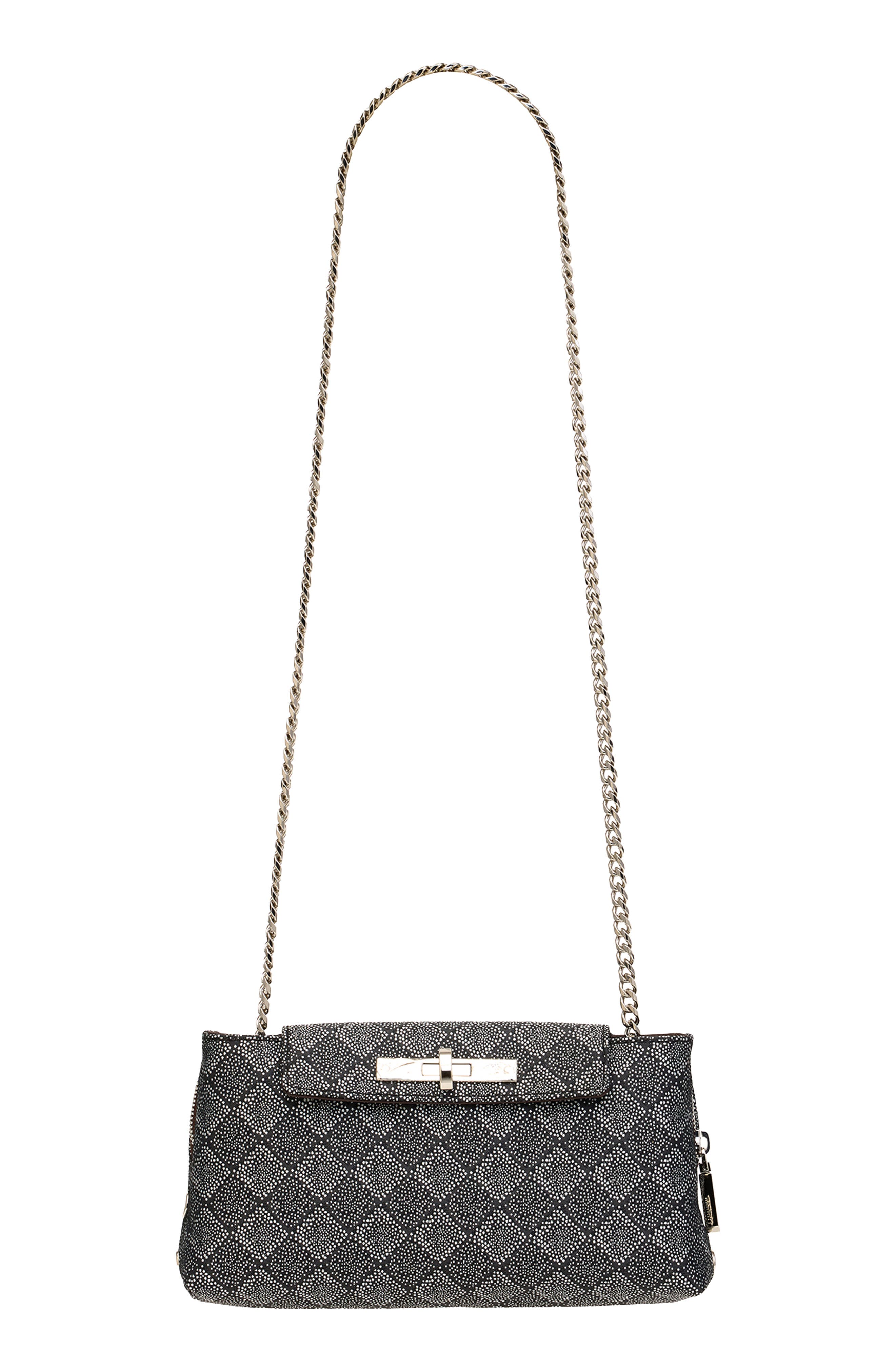 HAMMITT Small Jacquard Clutch, Alternate, color, Diamond Marquee/ Silver