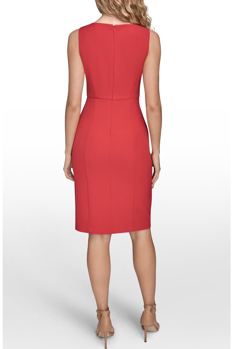 Sleeveless Sheath Dress, Alternate, color, MAGENTA