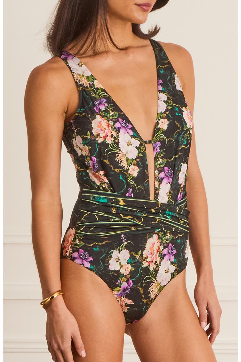 Tempest Serena One Piece, Alternate, color, Black