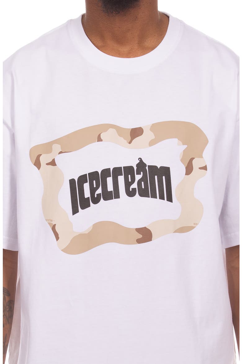 Taupe Cotton Graphic T-Shirt, Alternate, color, WHITE