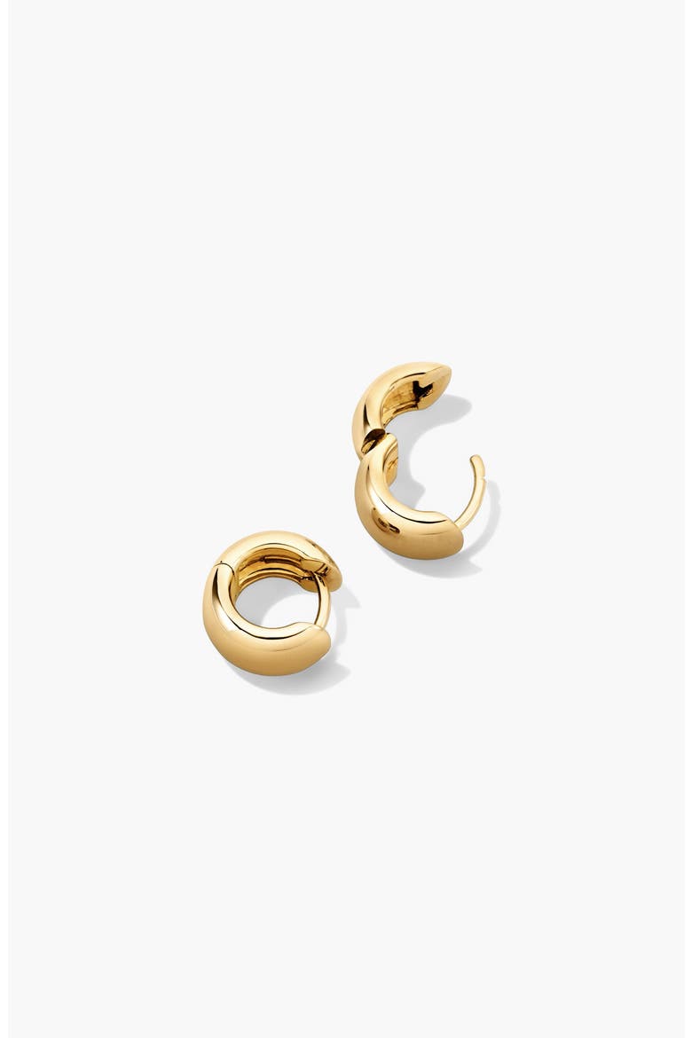 Chunky Huggie Hoop Earrings, Alternate, color, 18k Gold Vermeil