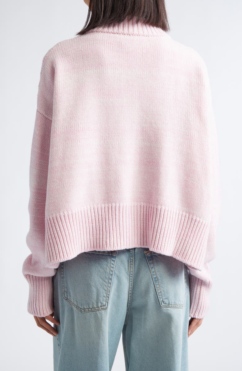 NACKIYÈ Icrebreaker Merino Wool & Cashmere Mélange Cardigan, Alternate, color, Rose Melange