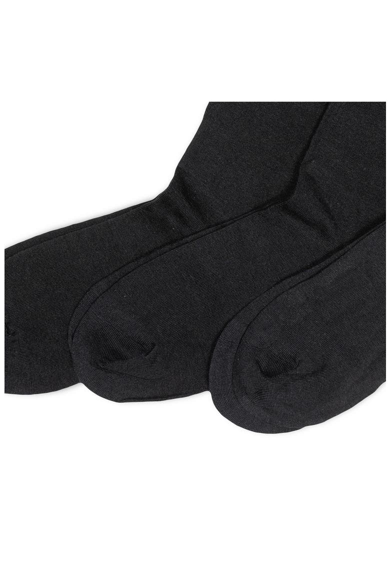 3-Pack Classic Crew Socks, Alternate, color, BLACK