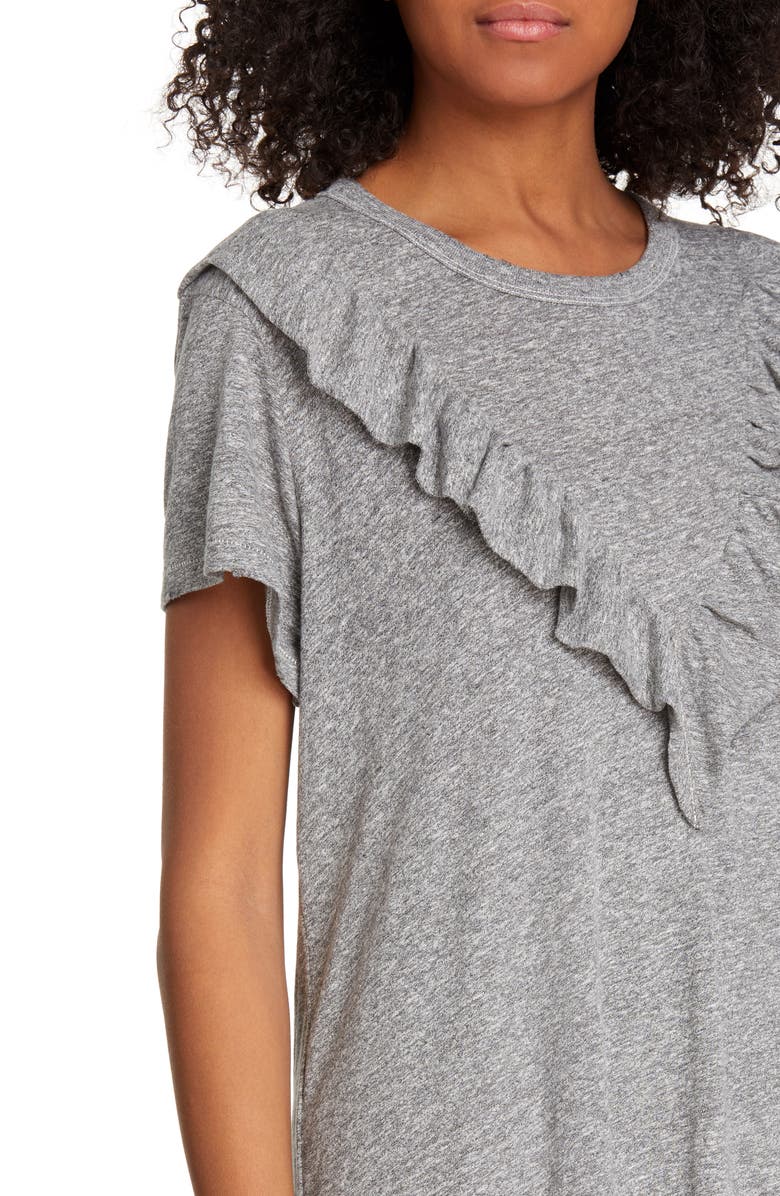 THE GREAT. The Tuxedo T-Shirt Dress, Alternate, color, 