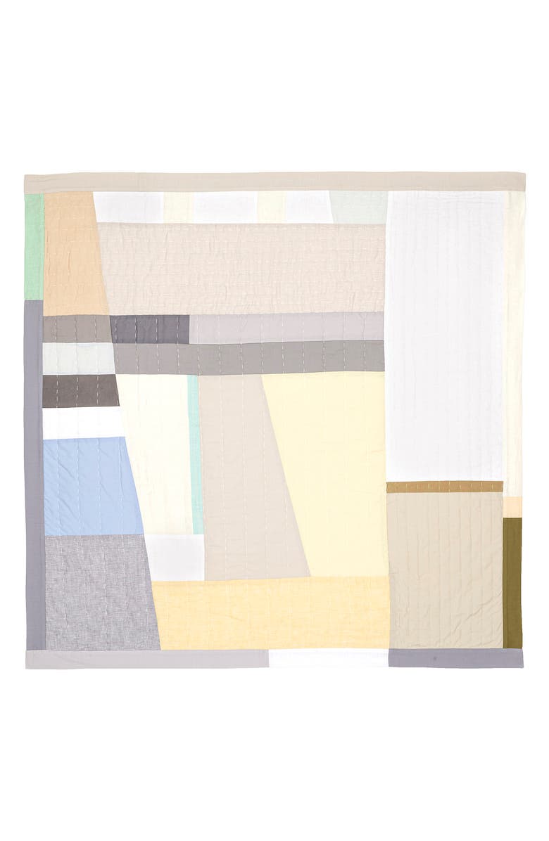 Thompson Street Studio Bay Linen & Cotton Quilt, Main, color, 