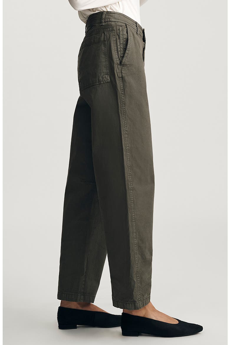 Edition High Waist Wide Leg Twill Pants, Alternate, color, KAMBABA