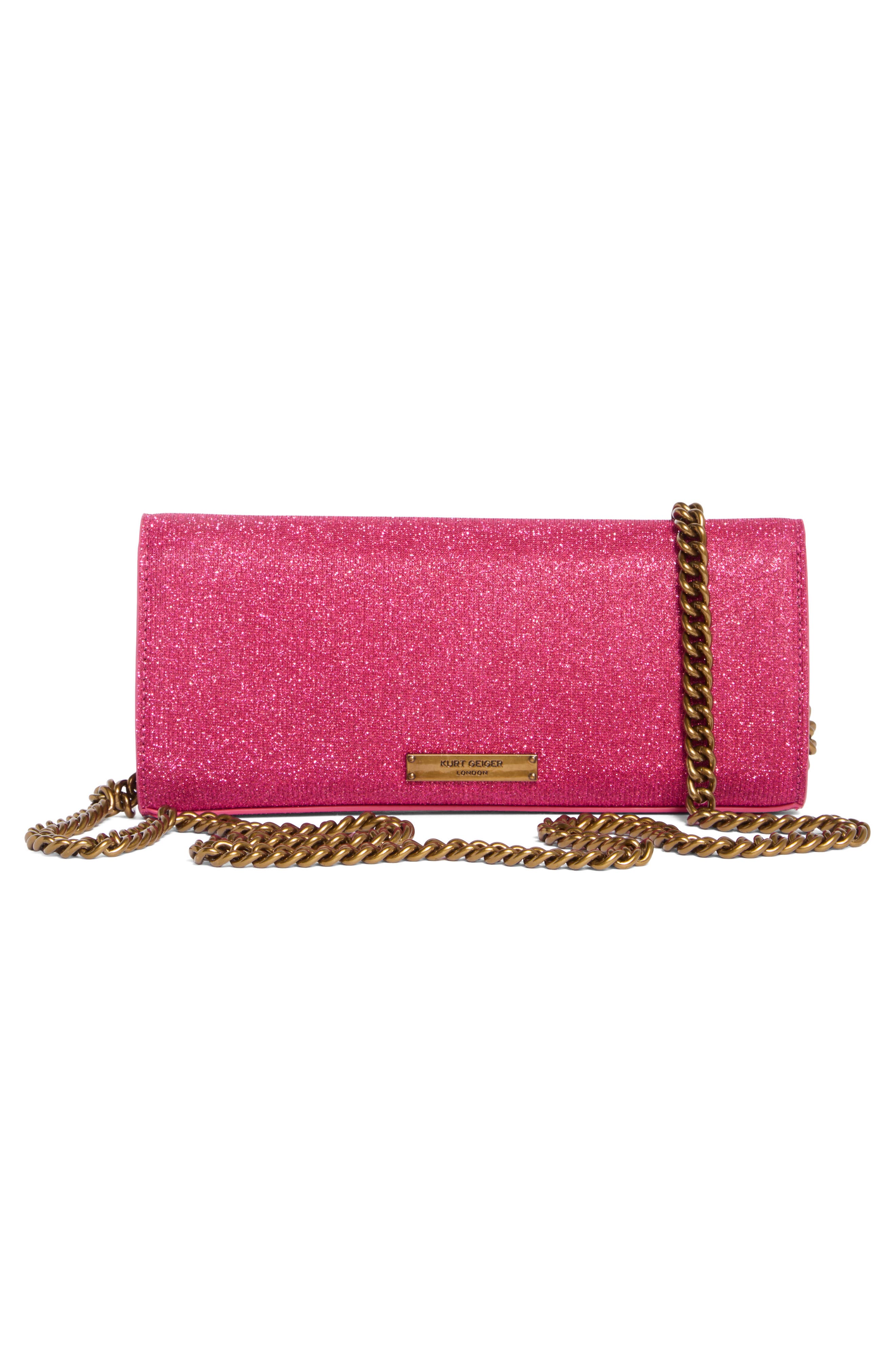 Kurt Geiger London Elongated Clutch, Alternate, color, Pink