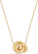 Bony Levy 14K Gold Interlocking Circles Pendant Necklace