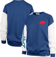 '47 Women's '47  Royal Buffalo Bills Double Header Rise Andie Pullover Sweatshirt