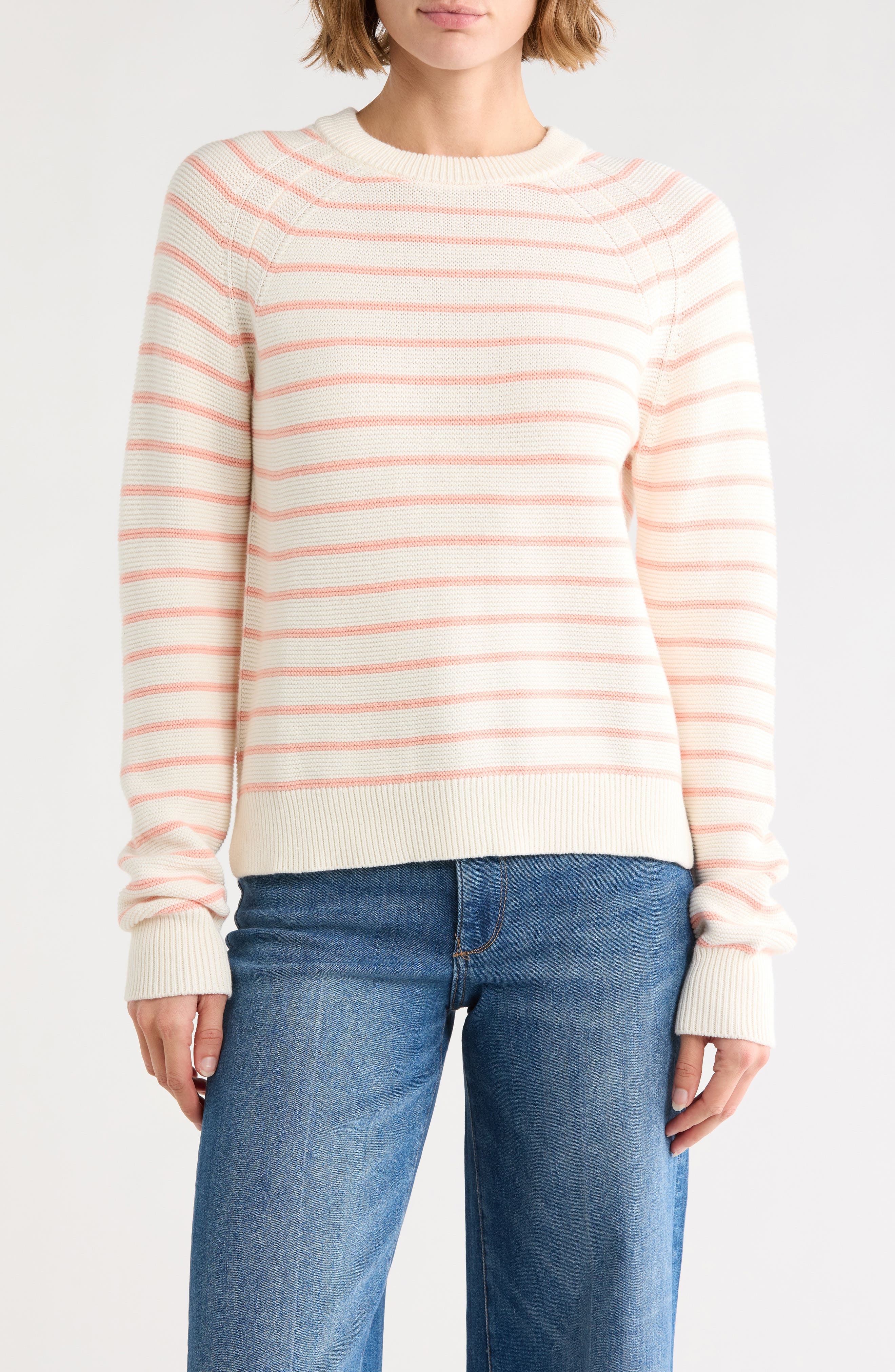 Mozart Stripe Crewneck Sweater