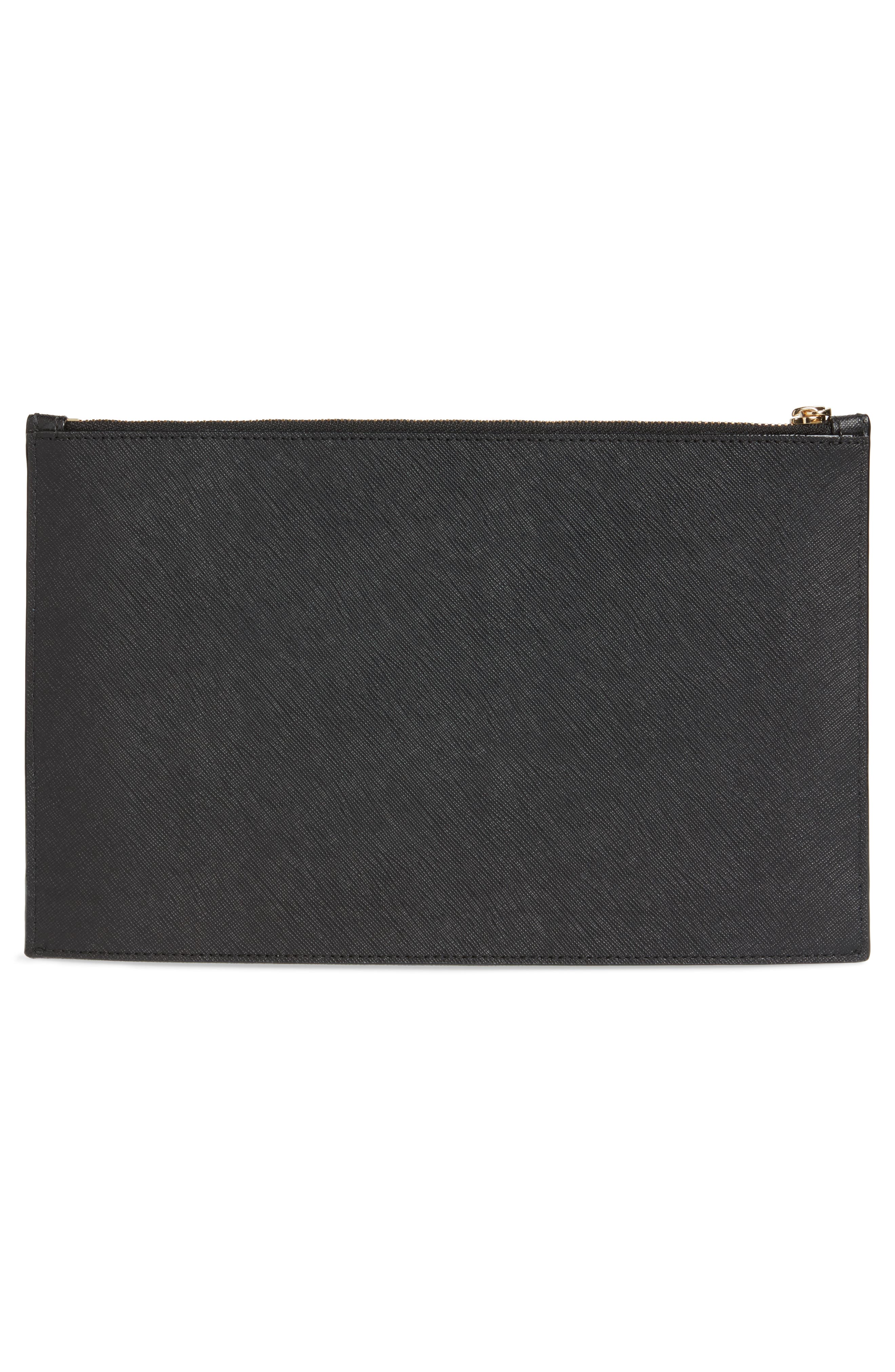 Kate Spade New York cameron street lilia leather clutch, Alternate, color, 