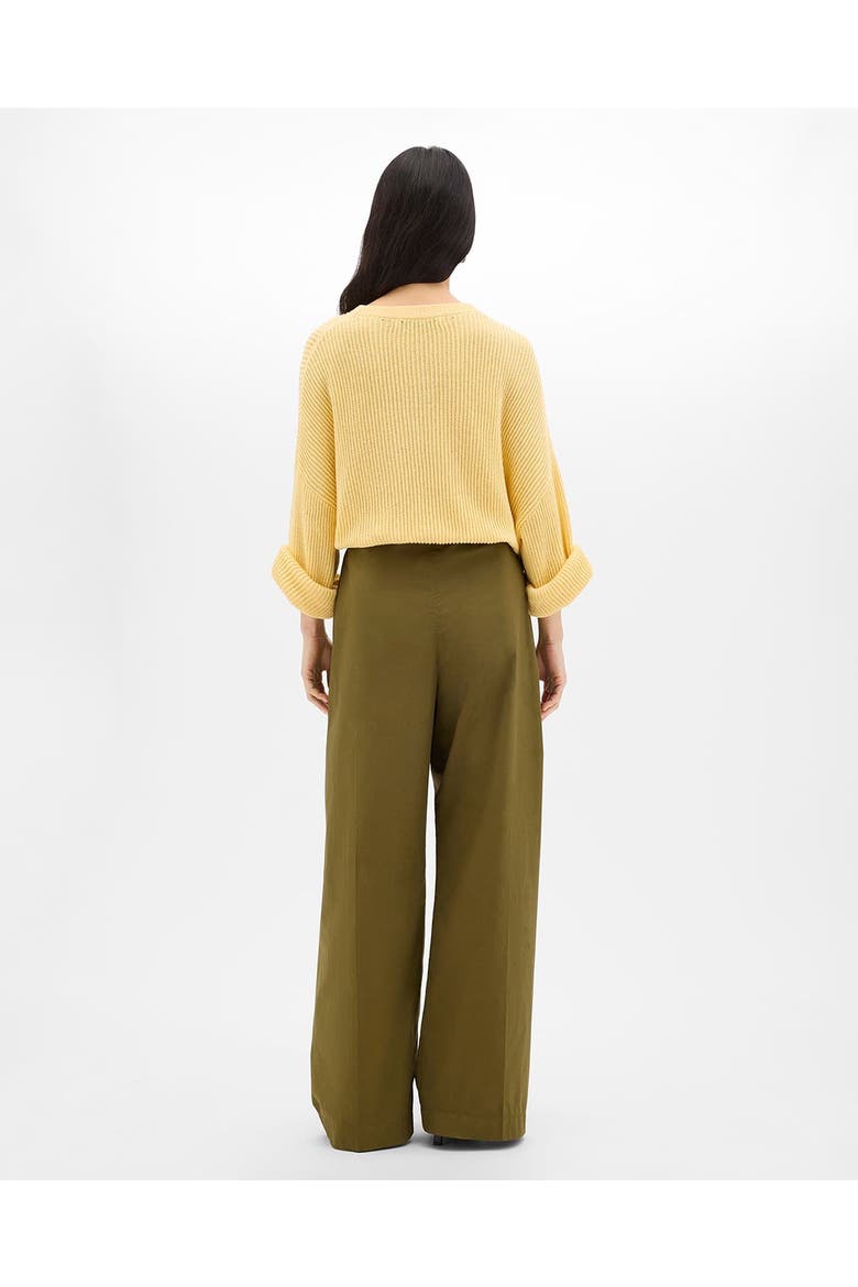 Draped Crew Knit, Alternate, color, Sun