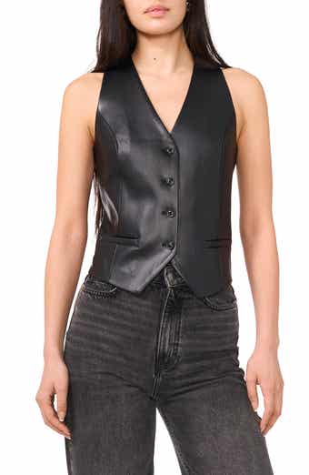 1.STATE Faux Leather Vest