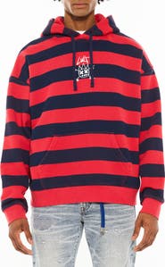Cult of Individuality Stripe Graphic Hoodie