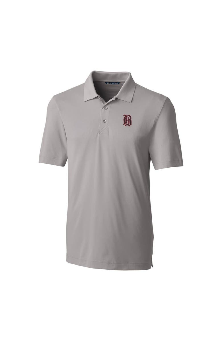 Cutter & Buck Men's Cutter & Buck  Gray Birmingham Barons Big & Tall DryTec Forge Stretch Polo, Alternate, color, 